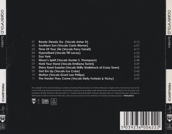Oakenfold* : Bunkka (CD, Album)