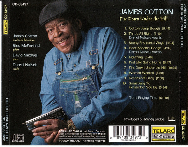 James Cotton : Fire Down Under The Hill (CD, Album)