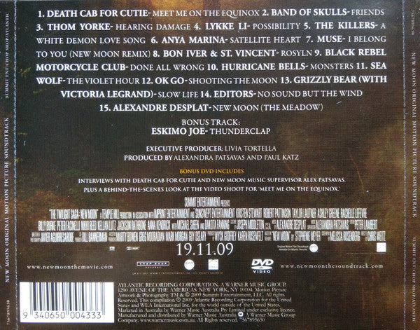 Various : The Twilight Saga: New Moon (Original Motion Picture Soundtrack) (CD, Album + DVD-V, Comp)