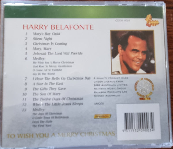 Harry Belafonte : To Wish You A Merry Christmas (CD, Comp)