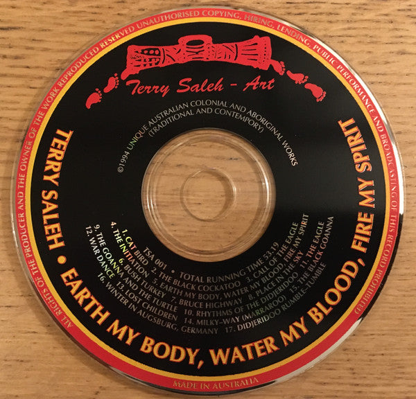 Terry Saleh : Earth My Body, Water My Blood, Fire My Spirit (CD)