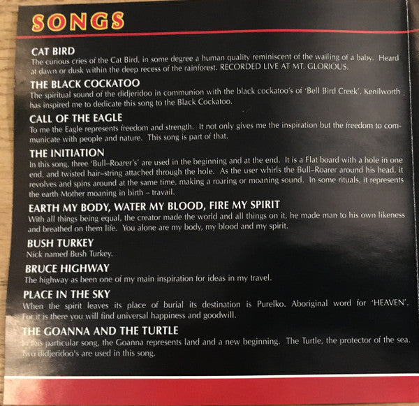 Terry Saleh : Earth My Body, Water My Blood, Fire My Spirit (CD)