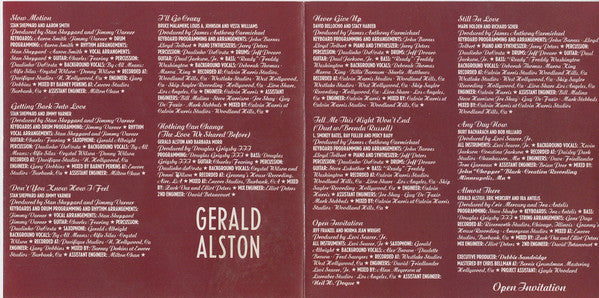 Gerald Alston : Open Invitation (CD, Album)