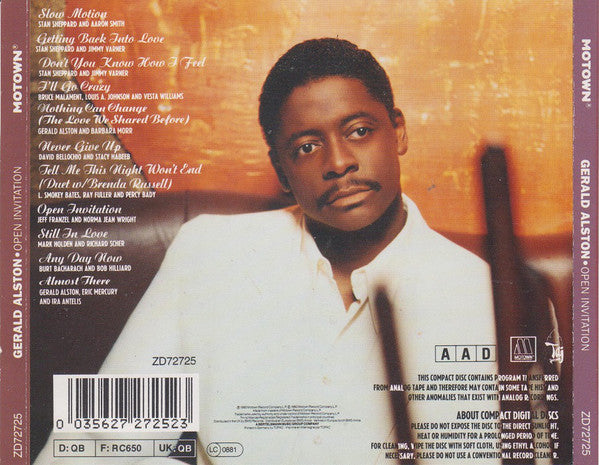 Gerald Alston : Open Invitation (CD, Album)