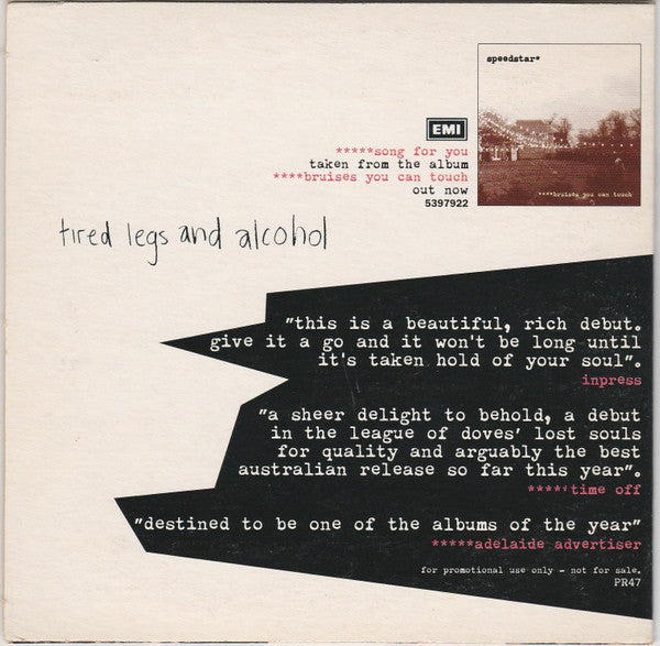 Speedstar* : *****Song For You (CD, Single, Promo)