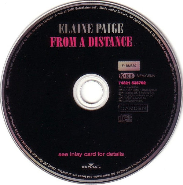Elaine Paige : From A Distance (CD, Comp)