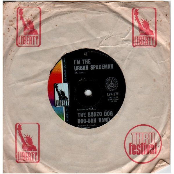 The Bonzo Dog Doo-Dah Band* : I'm The Urban Spaceman (7")