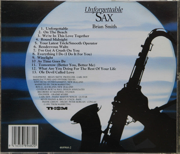 Brian Smith : Unforgettable (CD, Album)