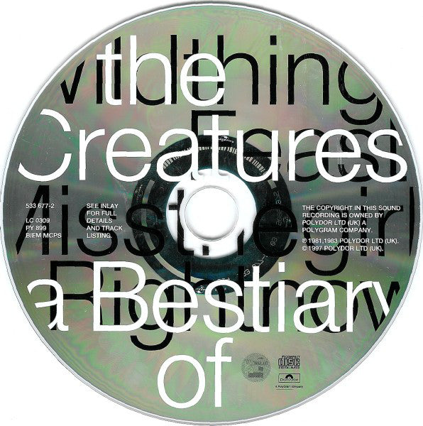 The Creatures : A Bestiary Of (CD, Comp)