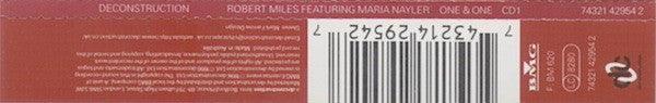 Robert Miles Featuring Maria Nayler : One & One (CD, Maxi)