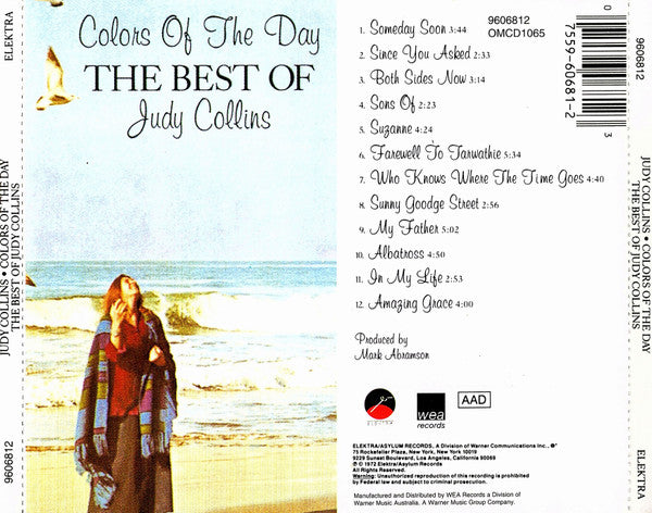 Judy Collins : Colors Of The Day The Best Of Judy Collins (CD, Comp, RE)