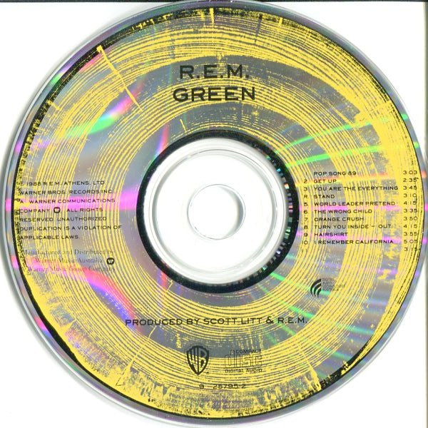R.E.M. : Green (CD, Album, RP)