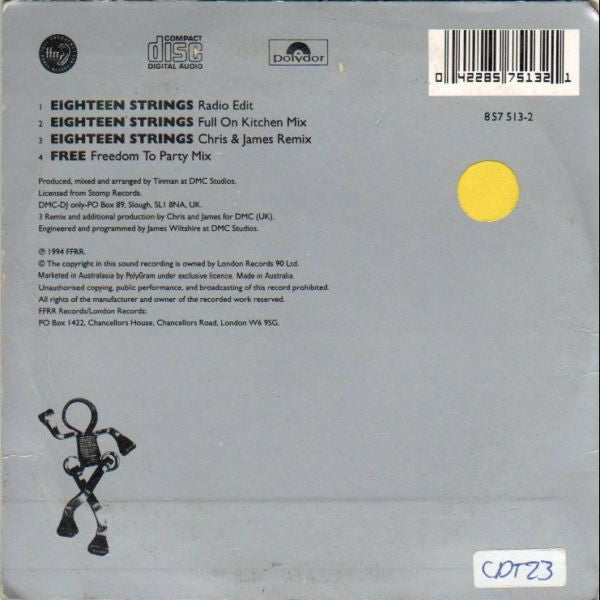 Tinman : Eighteen Strings (CD, Maxi)