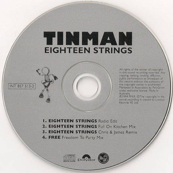 Tinman : Eighteen Strings (CD, Maxi)