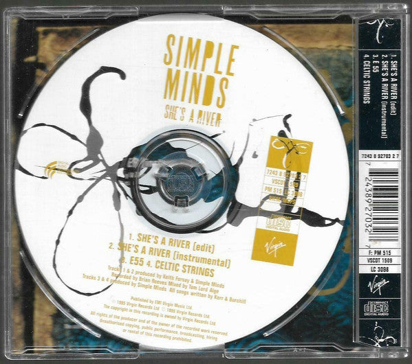 Simple Minds : She's A River (CD, Maxi)