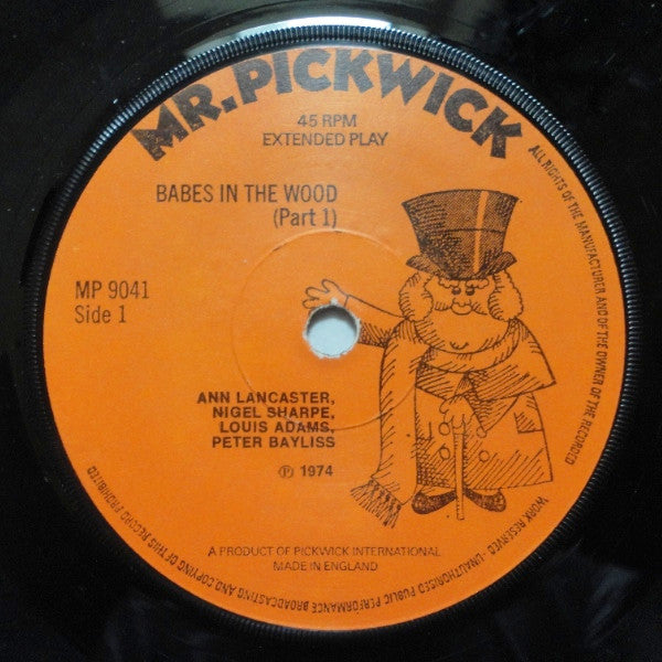 Ann Lancaster, Nigel Sharpe (2), Louis Adams, Peter Bayliss (2) : Babes In The Wood (7", EP)