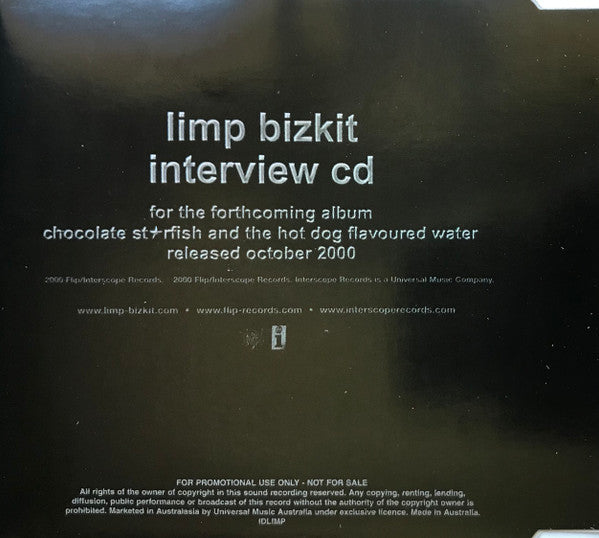 Limp Bizkit : Interview CD (CD, Promo)