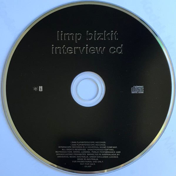 Limp Bizkit : Interview CD (CD, Promo)