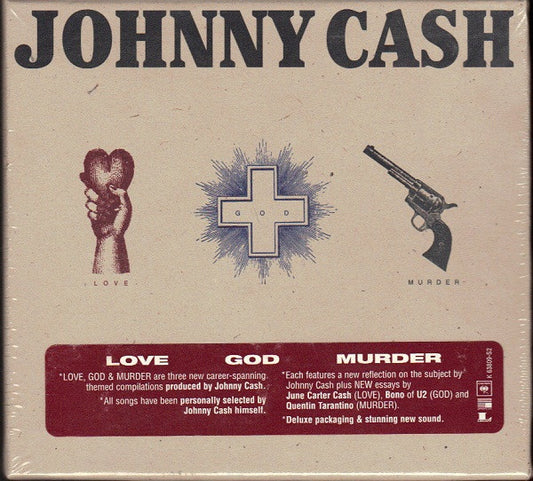 Johnny Cash : Love God Murder (3xCD, Comp + Box)