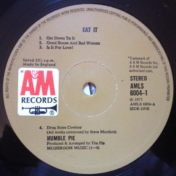 Humble Pie : Eat It (2xLP, Album, How)