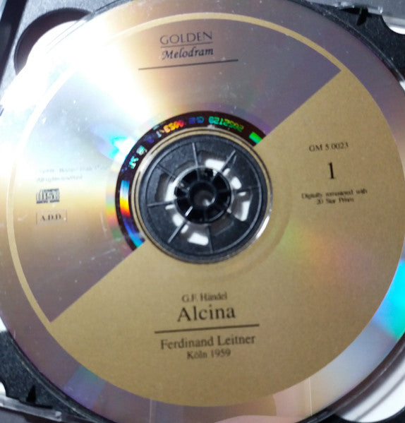 Georg Friedrich Händel : Alcina (2xCD, Mono, RM, Liv)