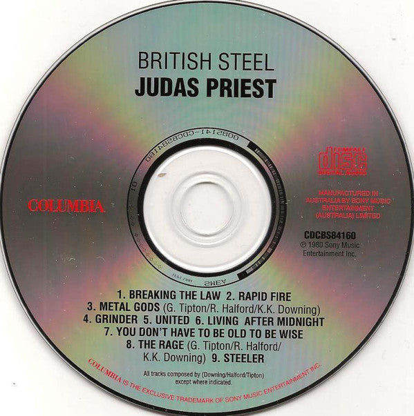 Judas Priest : British Steel (CD, Album, RE)