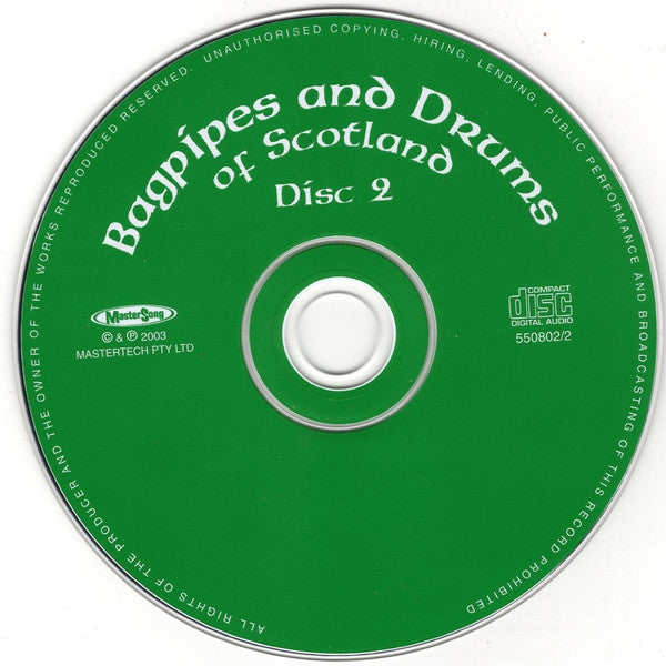 Various : Bagpipes And Drums Of Scotland (2xCD, Comp)