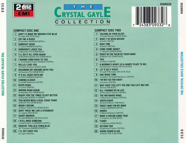 Crystal Gayle : The Crystal Gayle Collection (2xCD, Comp)