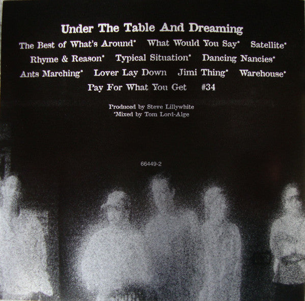 Dave Matthews Band : Under The Table And Dreaming (CD, Album, RE)