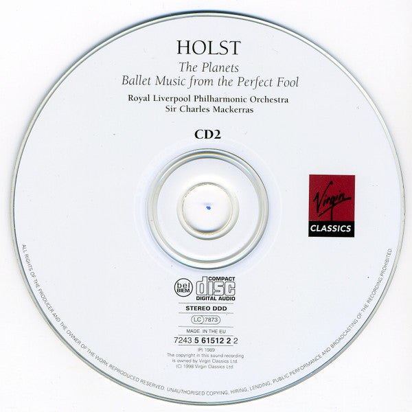 Carl Orff, Gustav Holst, Janice Watson, James Bowman (2), Donald Maxwell, Bournemouth Symphony Orchestra, Bournemouth Symphony Chorus, David Hill, Royal Liverpool Philharmonic Orchestra, Sir Charles Mackerras : Carmina Burana; The Planets (2xCD, Comp)