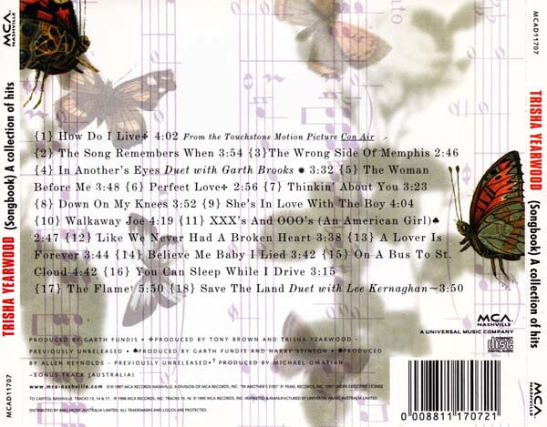 Trisha Yearwood : (Songbook) A Collection Of Hits (CD, Comp)