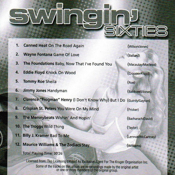 Various : Swingin' Sixties (CD, Comp)