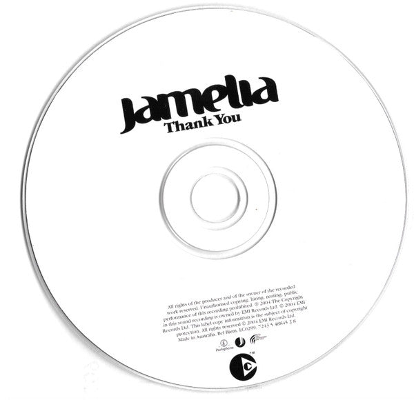 Jamelia : Thank You (CD, Single, Copy Prot.)