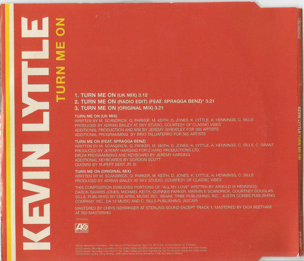 Kevin Lyttle : Turn Me On (CD, Single)