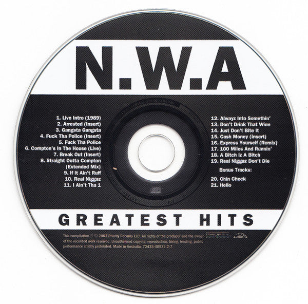 N.W.A* : Greatest Hits (CD, Comp, RE)