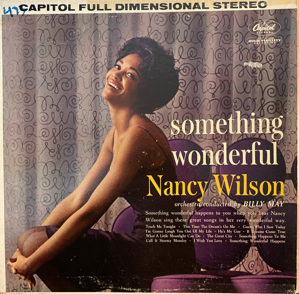 Nancy Wilson : Something Wonderful (LP, Album, Scr)
