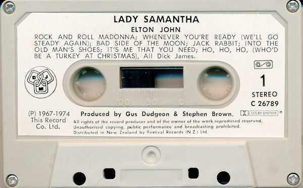 Elton John : Lady Samantha (Cass, Comp)