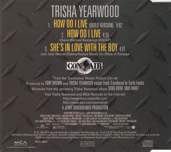 Trisha Yearwood : How Do I Live (HDCD, Single)