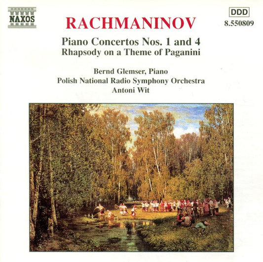 Rachmaninov* : Bernd Glemser · Polish National Radio Symphony Orchestra* · Antoni Wit : Piano Concertos Nos. 1 And 4 / Rhapsody On A Theme Of Paganini (CD)