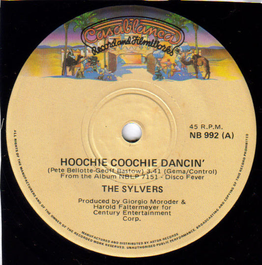 The Sylvers : Hoochie Coochie Dancin' (7", Single)