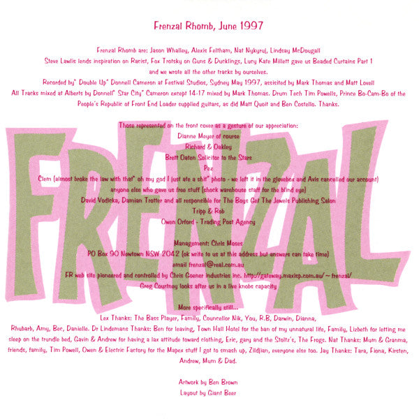 Frenzal Rhomb : Meet The Family / Mongrel (2xCD, Album)