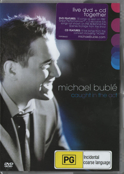 Michael Bublé : Caught In The Act (CD, Album + DVD-V, Album, NTSC)