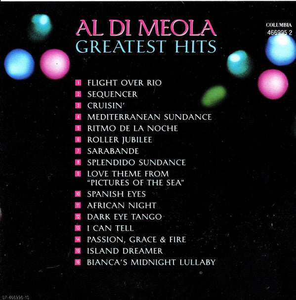 Al Di Meola : Greatest Hits (CD, Comp)