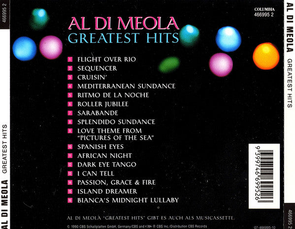 Al Di Meola : Greatest Hits (CD, Comp)