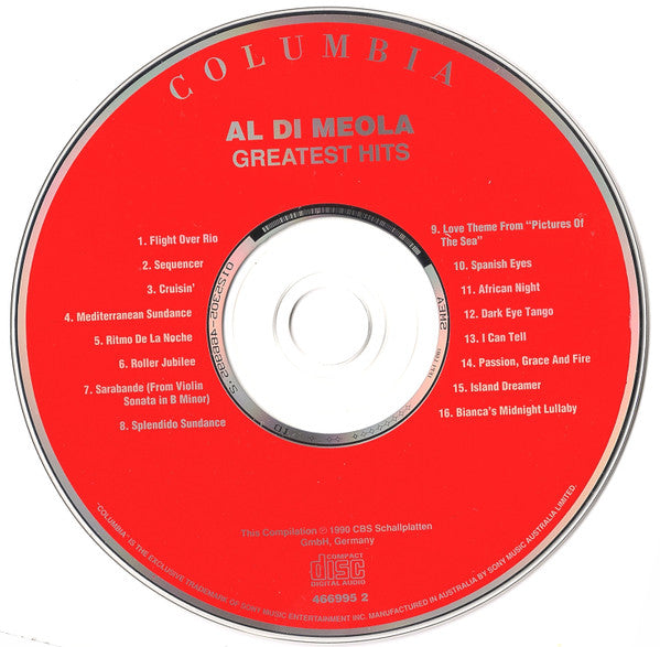 Al Di Meola : Greatest Hits (CD, Comp)