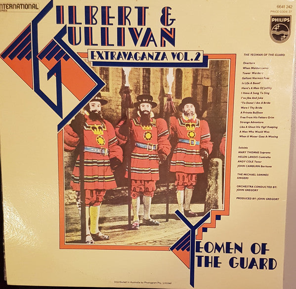 Mike Sammes Singers Conducted By John Gregory : Gilbert And Sullivan Extravaganza Vol. 2 (2xLP, Album, RE)