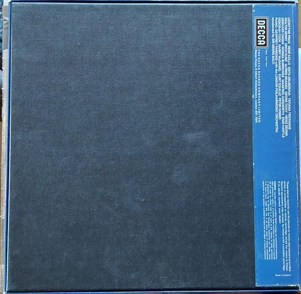 Tatiana Troyanos, Edita Gruberova, Walter Berry, Heinz Zednik, René Kollo, Leontyne Price, Georg Solti, London Philharmonic Orchestra : Ariadne Auf Naxos (3xLP, RE + Box)