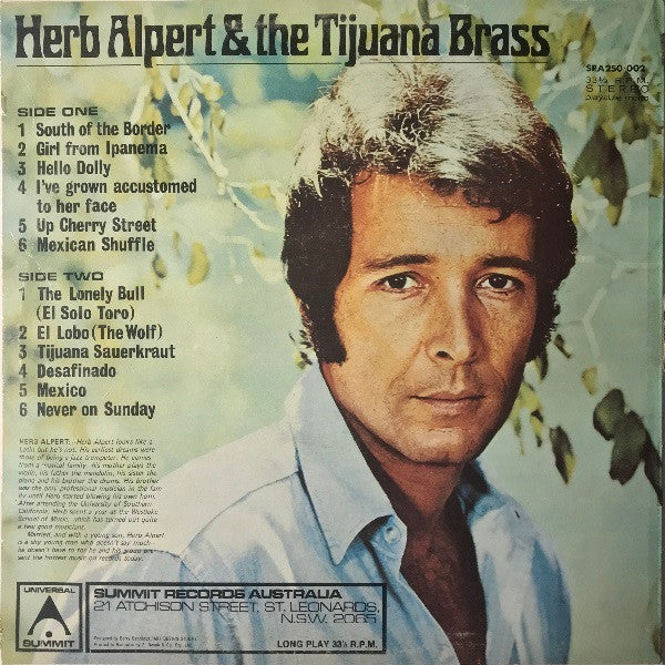 Herb Alpert & The Tijuana Brass : Viva Mexico (LP, Comp)
