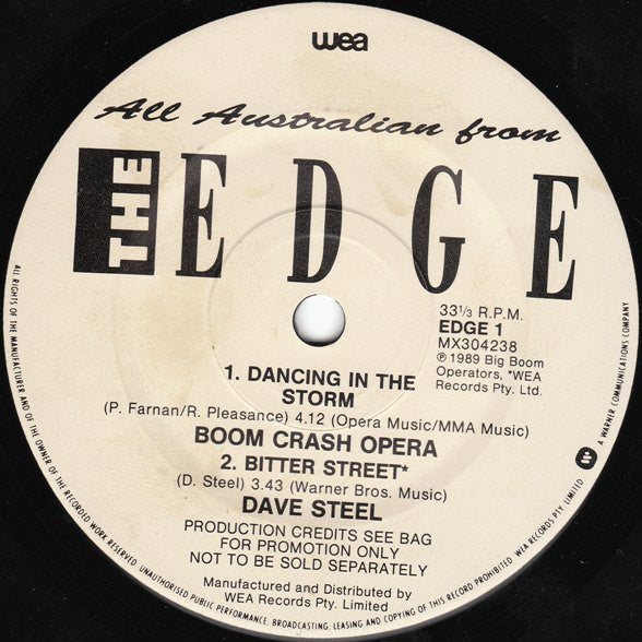 Various : All Australian From The Edge (7", Single, Promo)