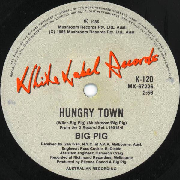 Big Pig : Hungry Town (7", Single)
